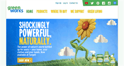 Desktop Screenshot of greenworkscleaners.com